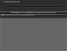 Tablet Screenshot of noadvertising.com